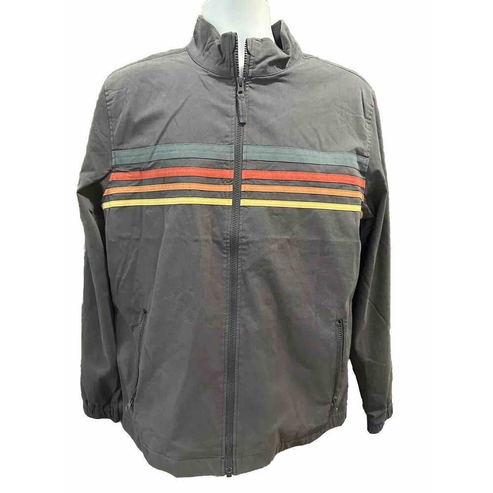 Marine Layer Men’s Freeman Stretch Twill Windbreaker India Ink Medium NWT